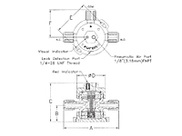 Furon® UPM Valve Pneumatically Actuated, 3-Way-2