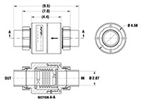 2 inch Check Valve Drawing