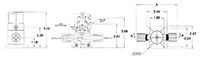 Furon CDV Valve Pneumatic 2-Way Drawing