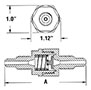 MCVM Mini Check Valves Molded Drawing