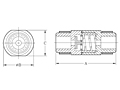 Furon® Mini Check Valve, Media Actuated-2