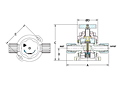 Furon® UPM Valve Manually Actuated, 2-Way Multi-Turn-2