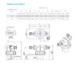 Furon A2 Dampener A2MS2 + A2MC2 Drawing