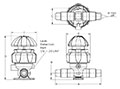 Furon Q-Valve Manual Quarter-Turn Drawing